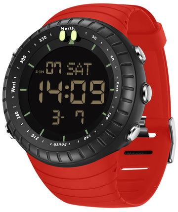 Findtime Mens Digital Watch Tactical Waterproof Large Numbers Alarm Countdown Stopwatch Sports Running Military Watches for Men Simple Electronic Wristwatch